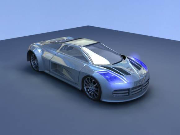 Concept car Panthius 3D model