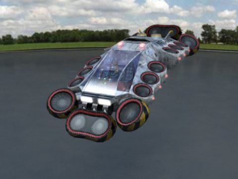 Flying car NR3 3D model