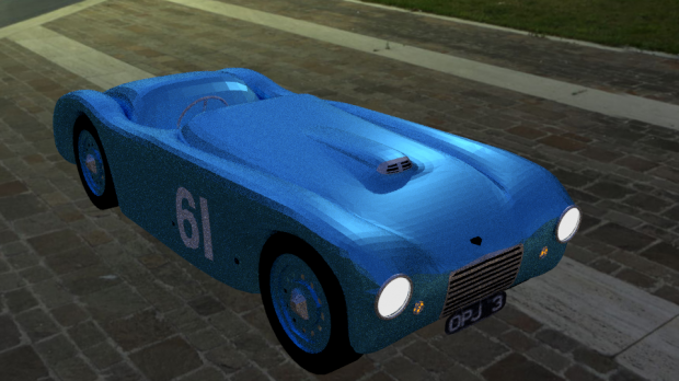 Frazer Nash Mille Miglia 1950 3D model