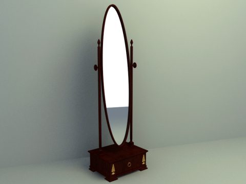 Full Height Mirror Decoration model