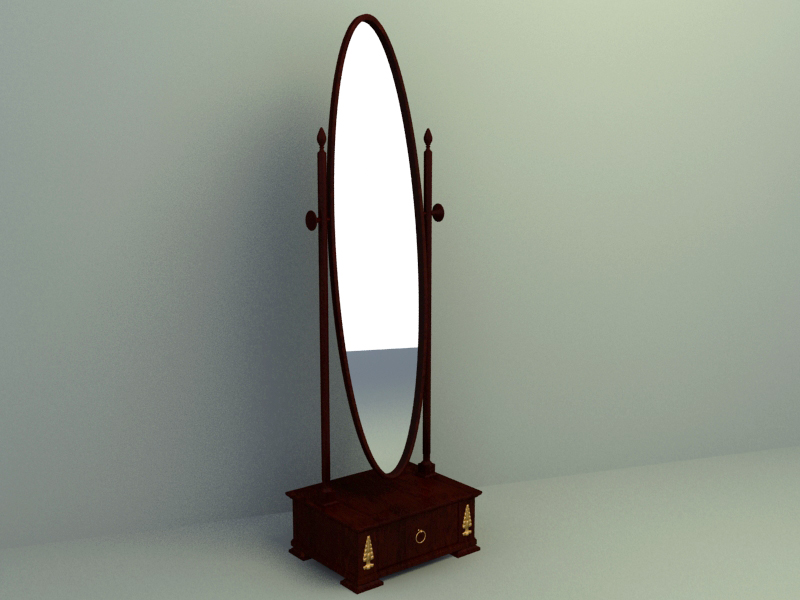 Full Height Mirror  Decoration model