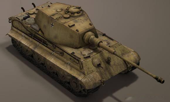 German Panzer WW2 AUSF-B KingTiger 3D model