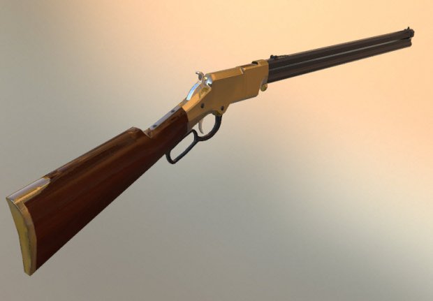 Henry Rifle 3D model
