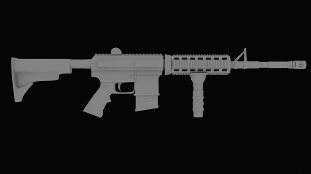 High Poly M4-Carbine 3D model