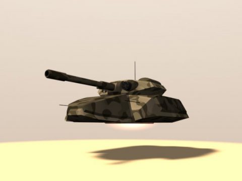 Hovering Tank V2 3D model