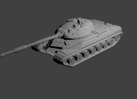 IS-8 Heavy Tank Aka T-10 3D model