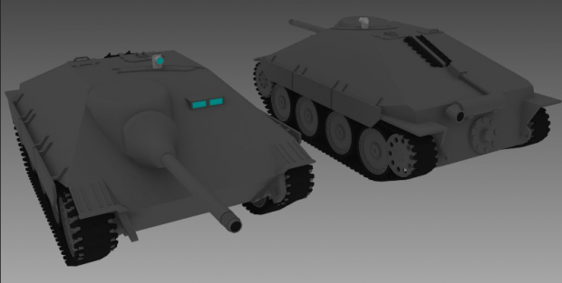 Jagdpanzer Hetzer 3D model
