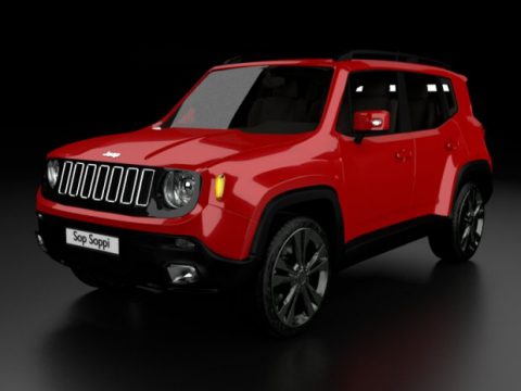 Jeep Renegade 3D model