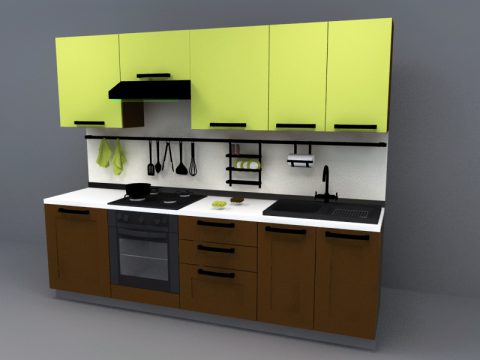 kitchen Set 3d model