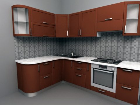 Kitchen Set free 3d model