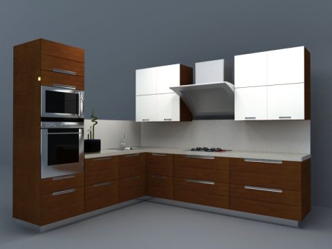Kitchen Set 3d model