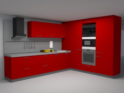 Kitchen Set 3d model