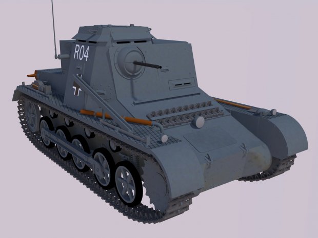 Kl PzBfWg I, Sd.Kfz. 265 command tank 3D model