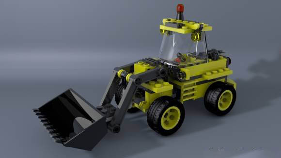 LEGO Excavator Truck 3D model
