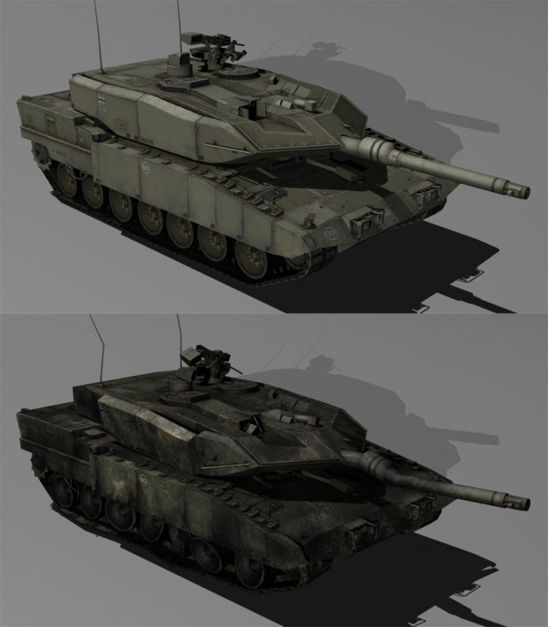 Leopard 2 MBT 3D model