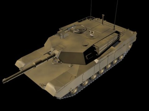 M1 Abrams American Main Battle Tank 3D model