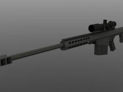 M107 Barrett 3D model