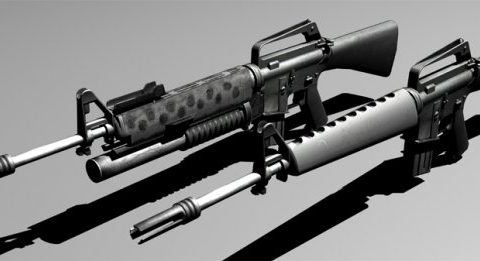 M16 3D model