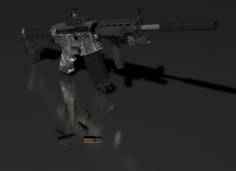 M4 Carbine 3D model