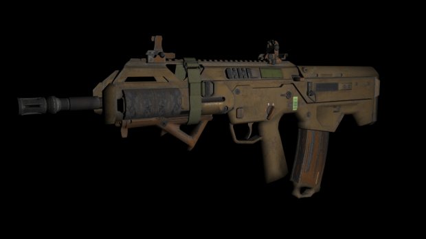 MSBS Assault Rifle 3D model