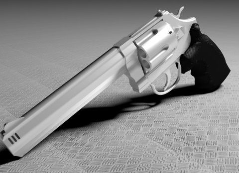 Magnum Revolver 3D model