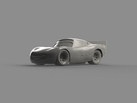 Mcqueen Lightning Cars 3D model