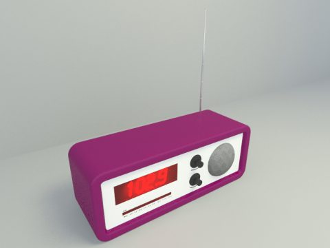 Mini Radio 3d model