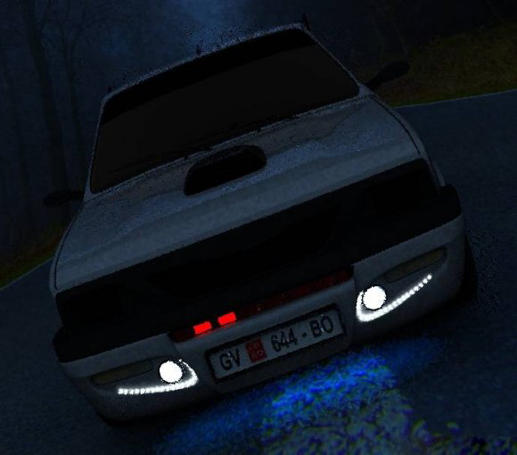 Night rider modified car 3D model
