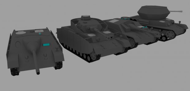 Panzer IV series 3D model
