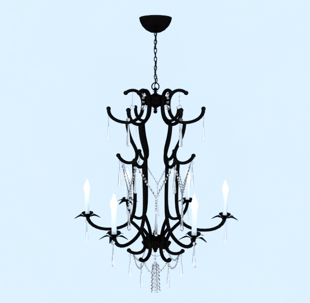 Pendant Lamp 3ds max obj model