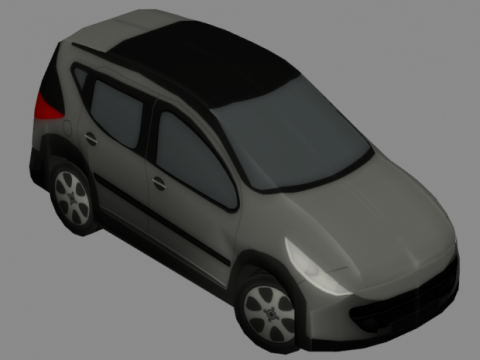 Peugeot 207 sw 3D model