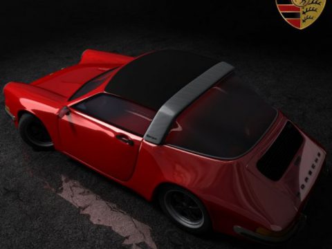 Porsche targa 911 3D model