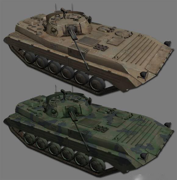 Russian Type90 APC 3D model