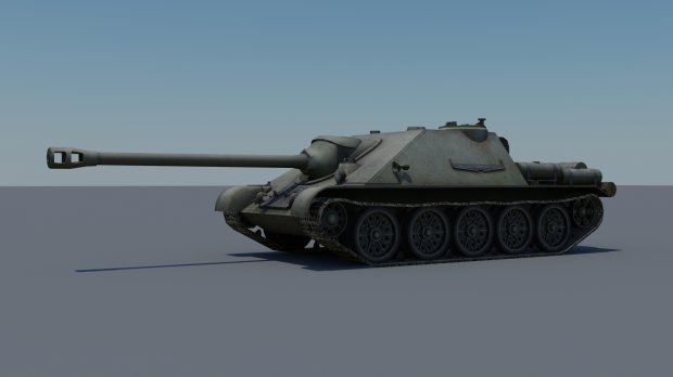 SU-122-44 3D model