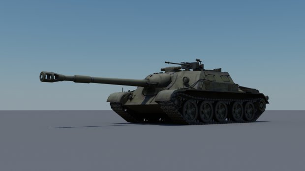 SU-122-54 3D model