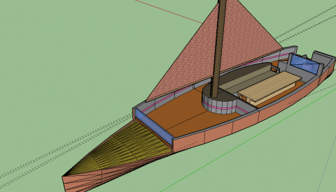 Sailboat 3D model