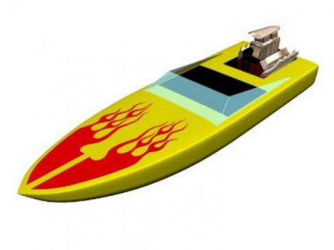 Speed Boat 3D model
