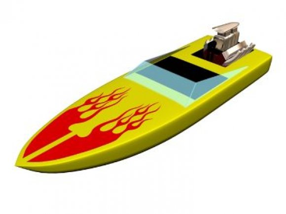 Speed Boat 3D model