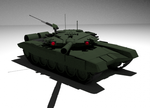 T-90 3D model