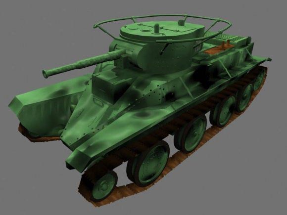 Tank BT5 3D model