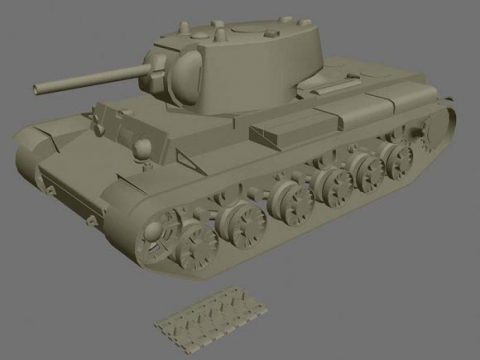 Tank KV-1 3D model