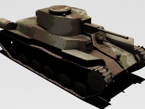 Type-97 Tank 3D model