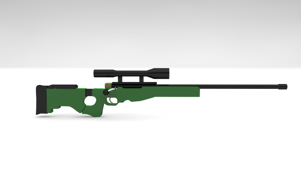 Awm sniper 3D model