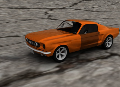 Mustang 1966 3D model