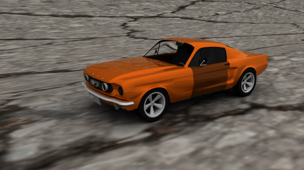 Mustang 1966 3D model