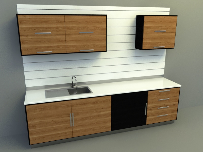 Simple kitchen design - DownloadFree3D.com