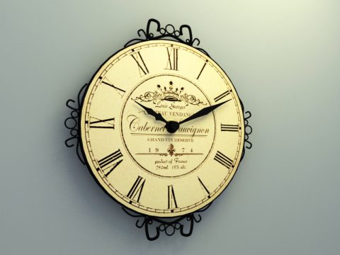 wall clocks Decoration 3d model