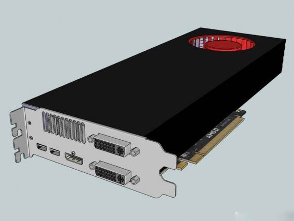 AMD Radeon 3D model