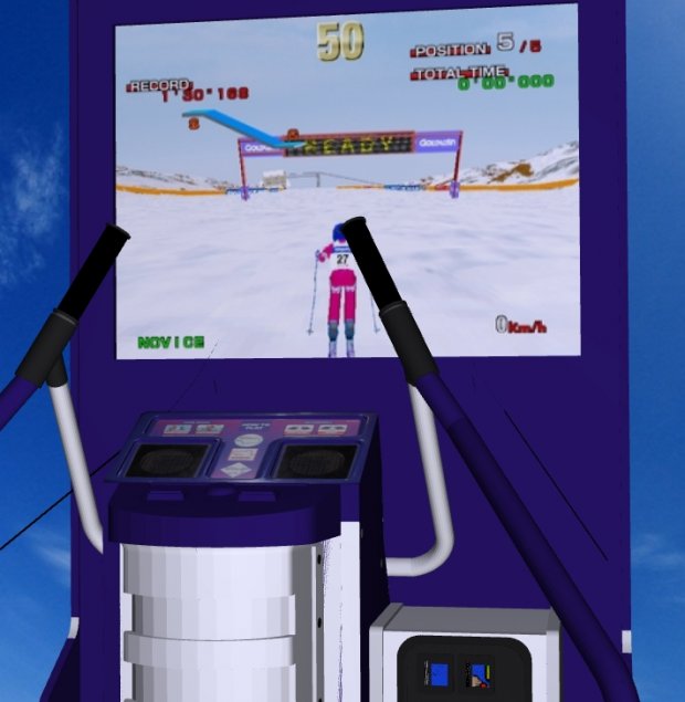 Alpine Racer - Standing Arcade Machine 
