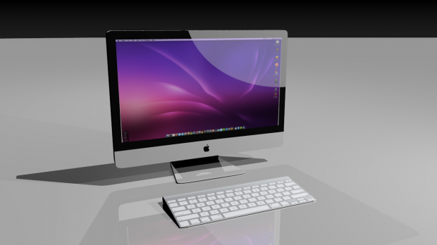Apple-iMac 3D model